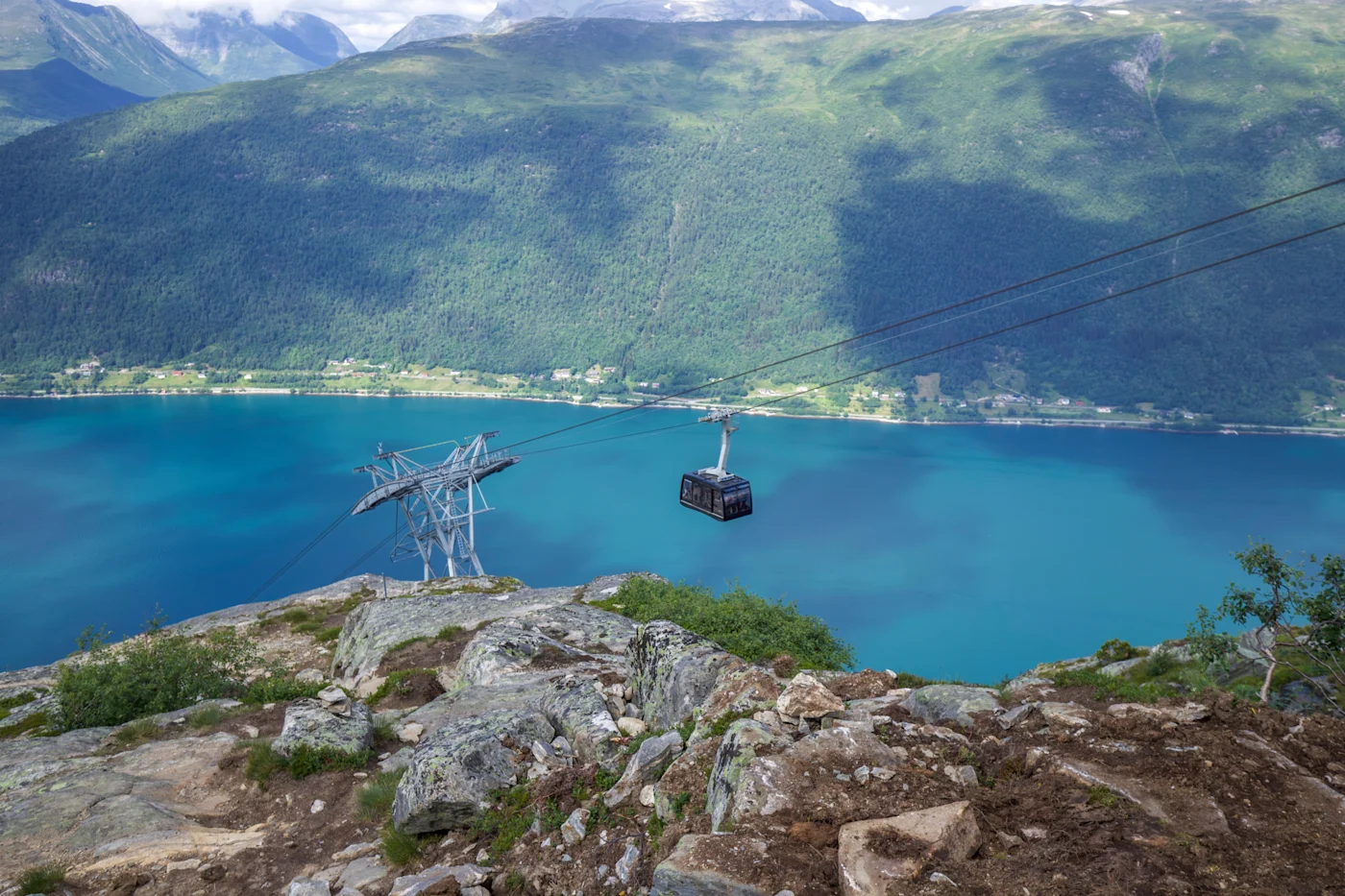 Åndalsnes Town Walk and Romsdal Gondola