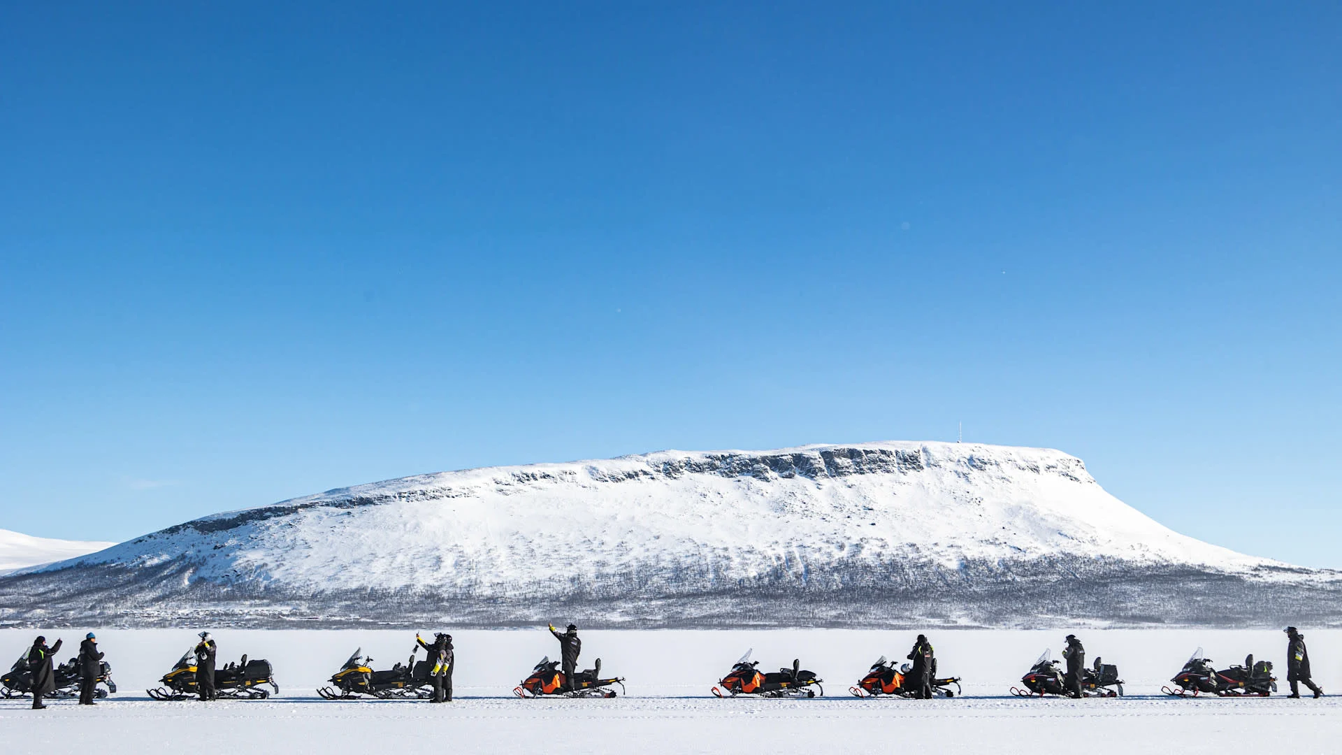 Embark on a snowmobile safari through Lapland's pristine wilderness