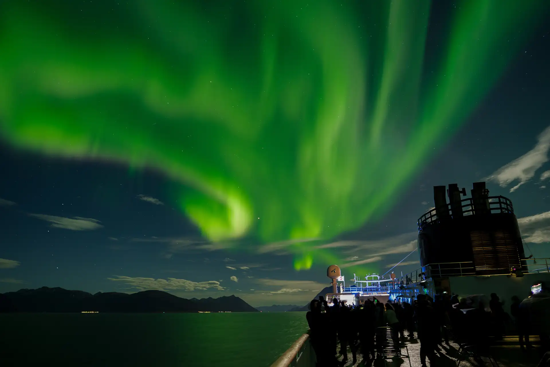 Our onboard team will monitor aurora forecasts throughout your voyage, so you don’t have to worry about missing a Northern Lights display