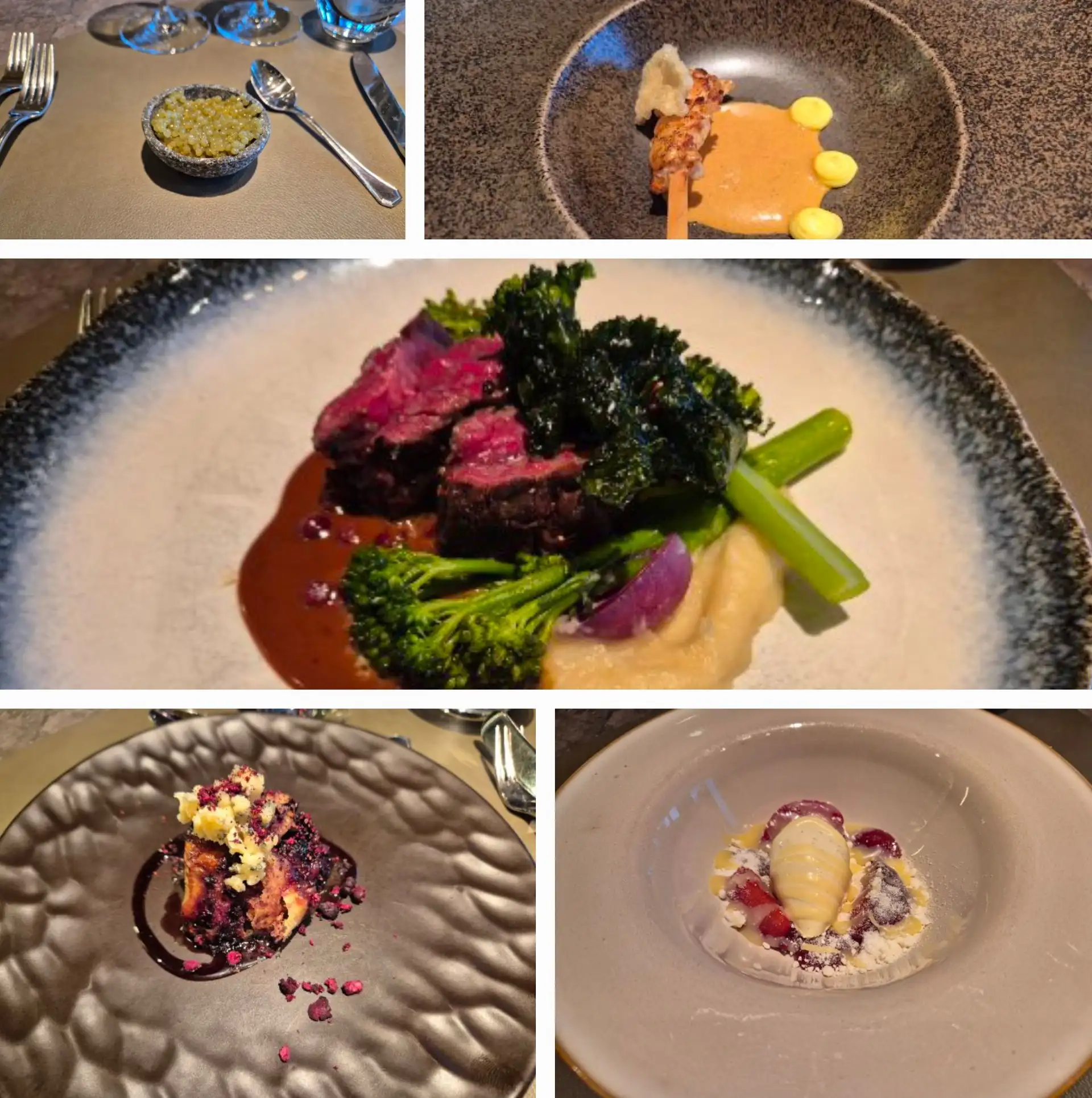 "Fine dining on MS Trollfjord" by Barbro Djurberg, taken aboard MS Trollfjord on August 17, 2025 Cameralla