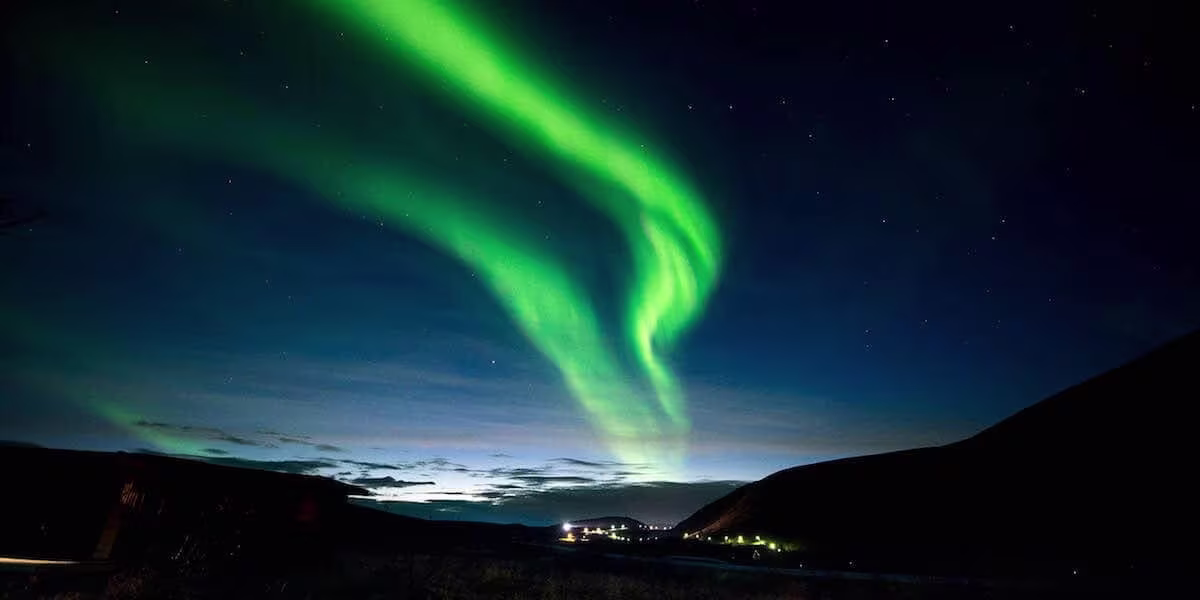 A close up of a blue sky
