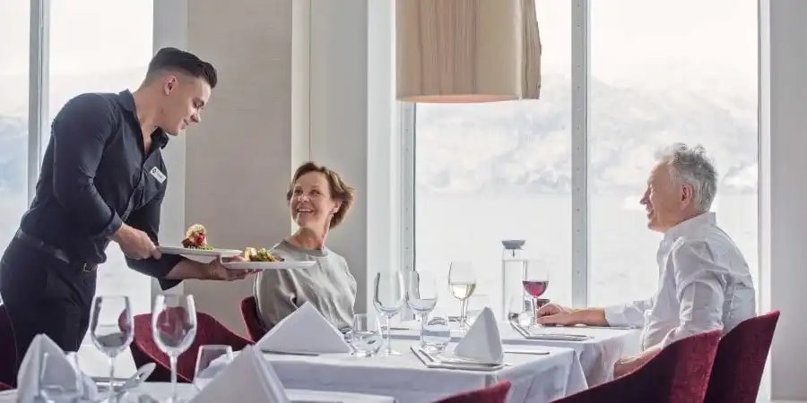 Exquisites Essen und noch bessere Aussicht vom Restaurant