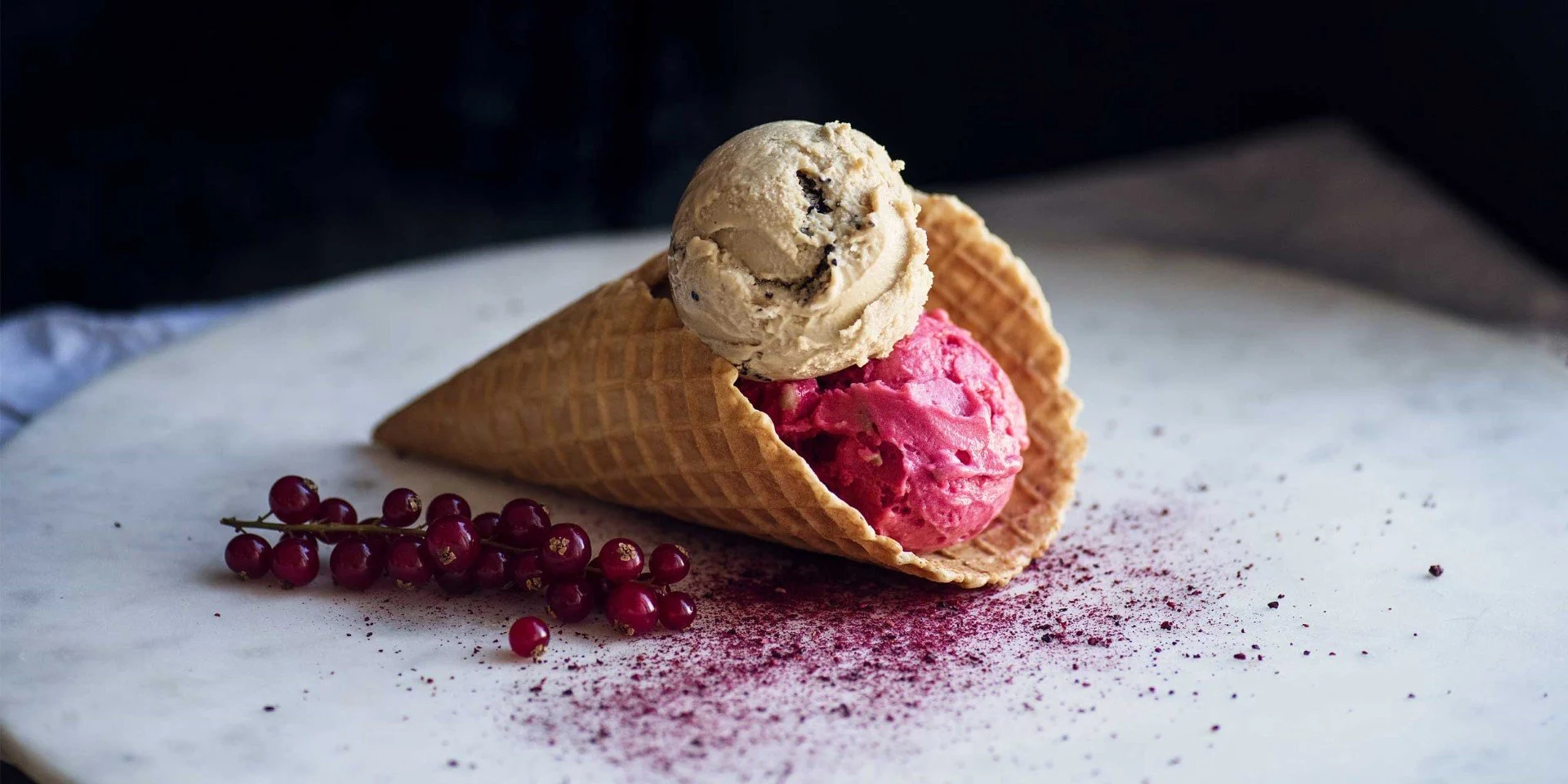 Local ice cream from Lofoten