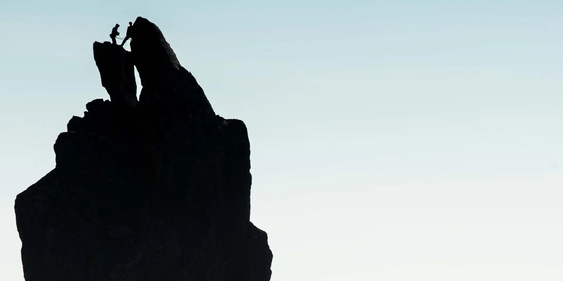Climbers on top of Svolværgeita