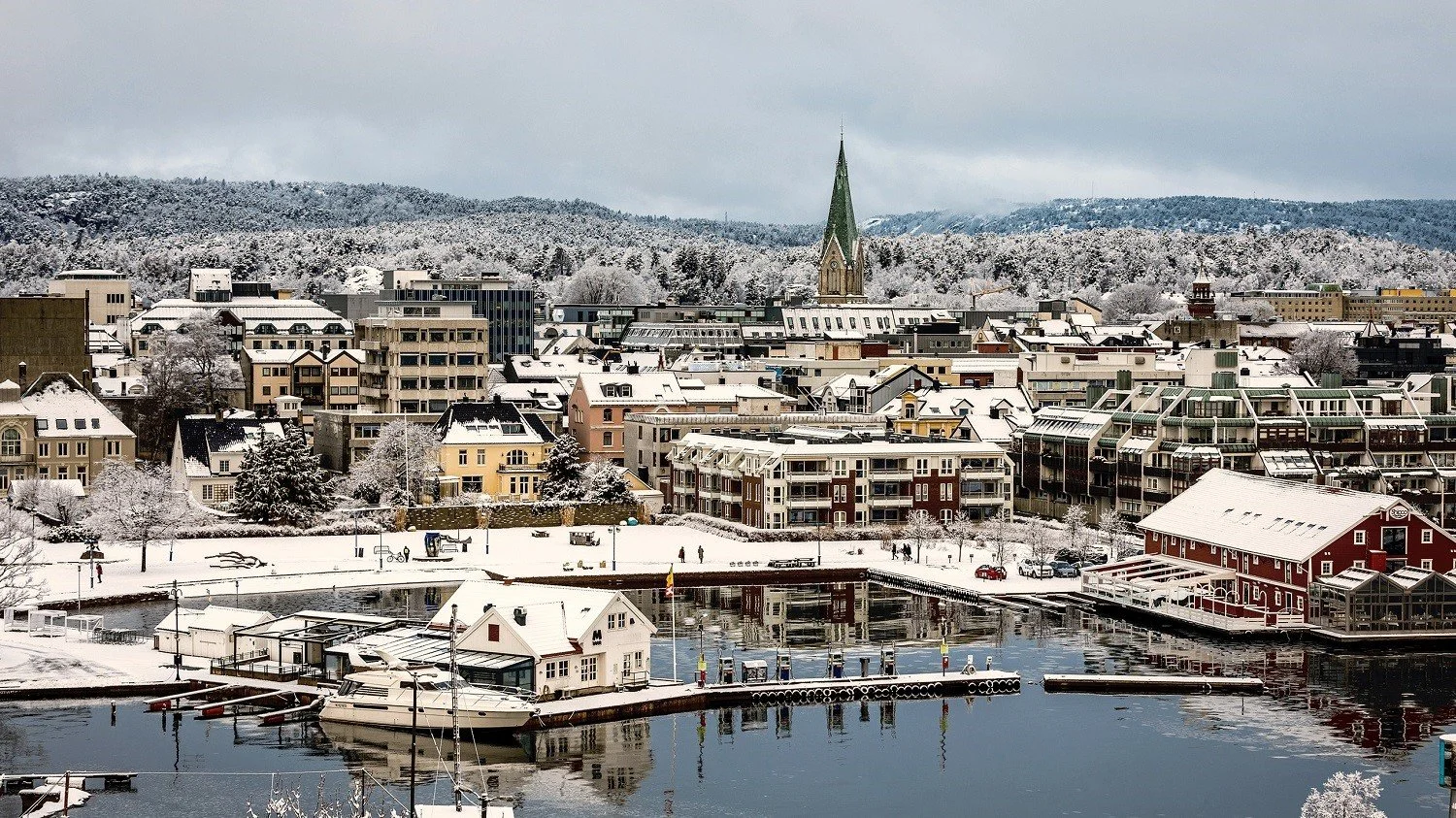 Kristiansand an der Südspitze Norwegens ist eine der sonnigsten Städte des Landes