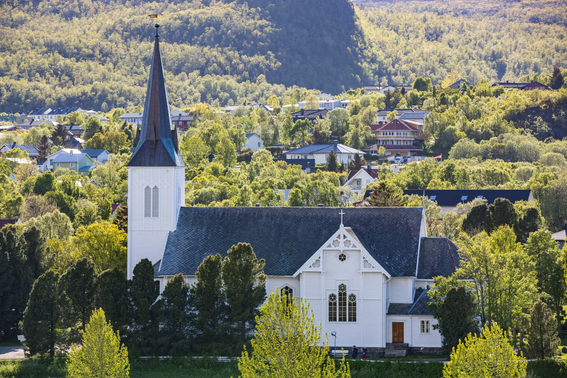 Sortland Norway Green Landscape