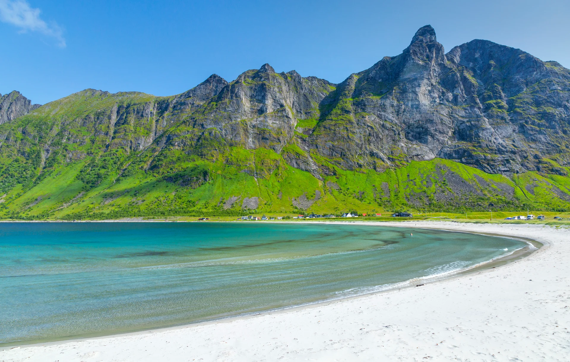 Ersfjordstranda on Senja is one of Norway's most famous beaches. Image copyright: Vidar Moløkken – Visit Norway