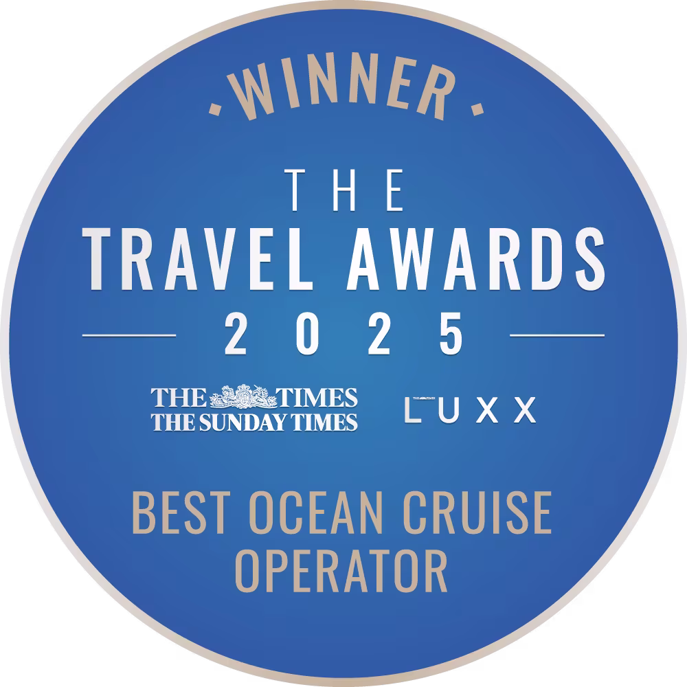 Travel Awards 2024 Winners Stacked White BEST OCEAN CRUISE OPERATOR
