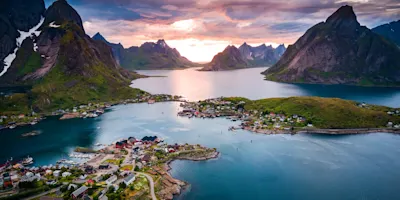 Von der Grenze Norwegens zu den Lofoten