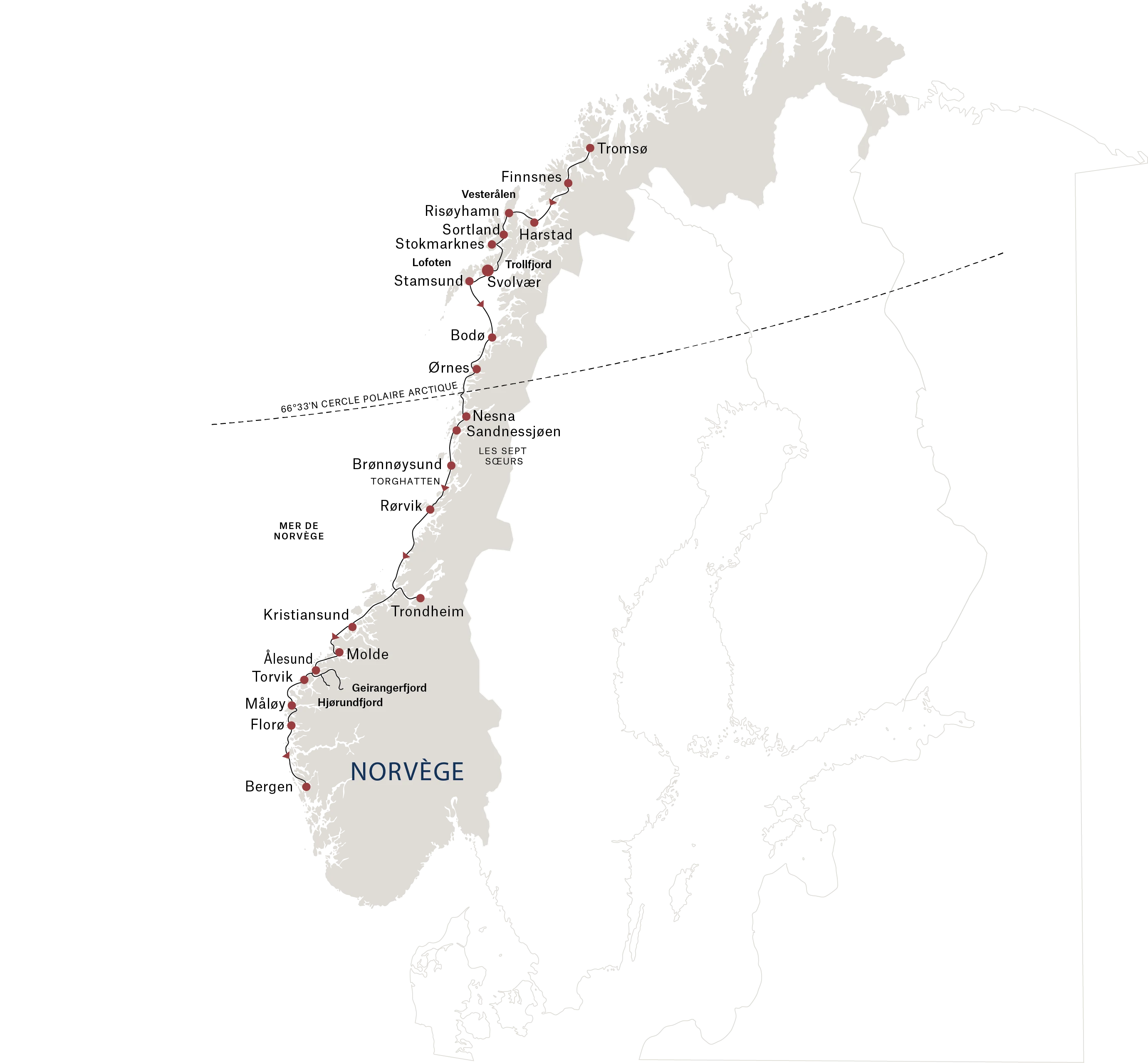 Voyage en Norvège de 4 jours | de Tromsø à Bergen