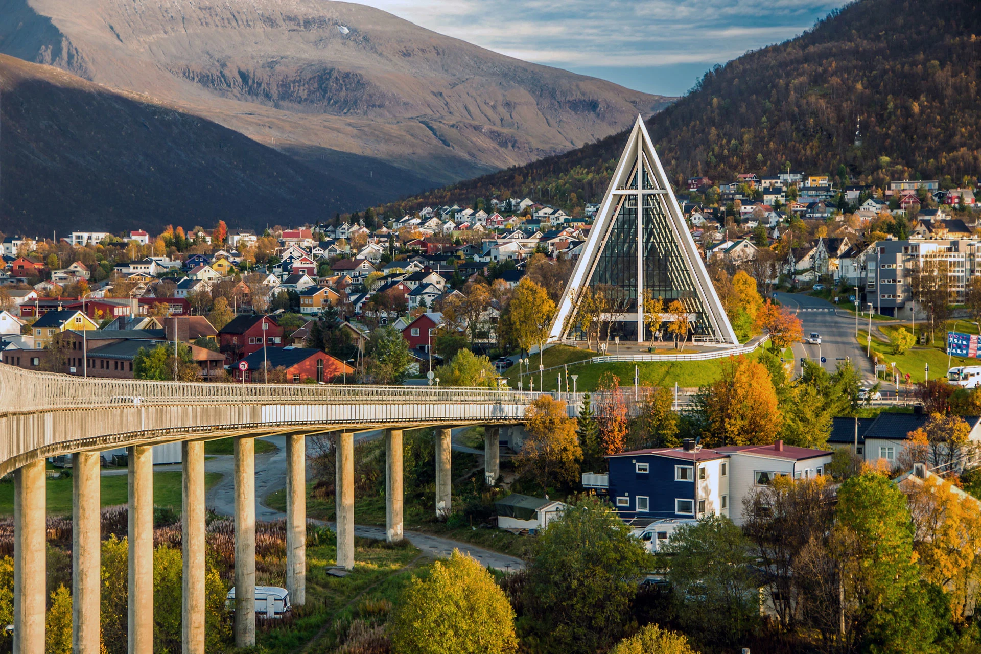 The Arctic Cathedral is the most impressive landmark in Tromso