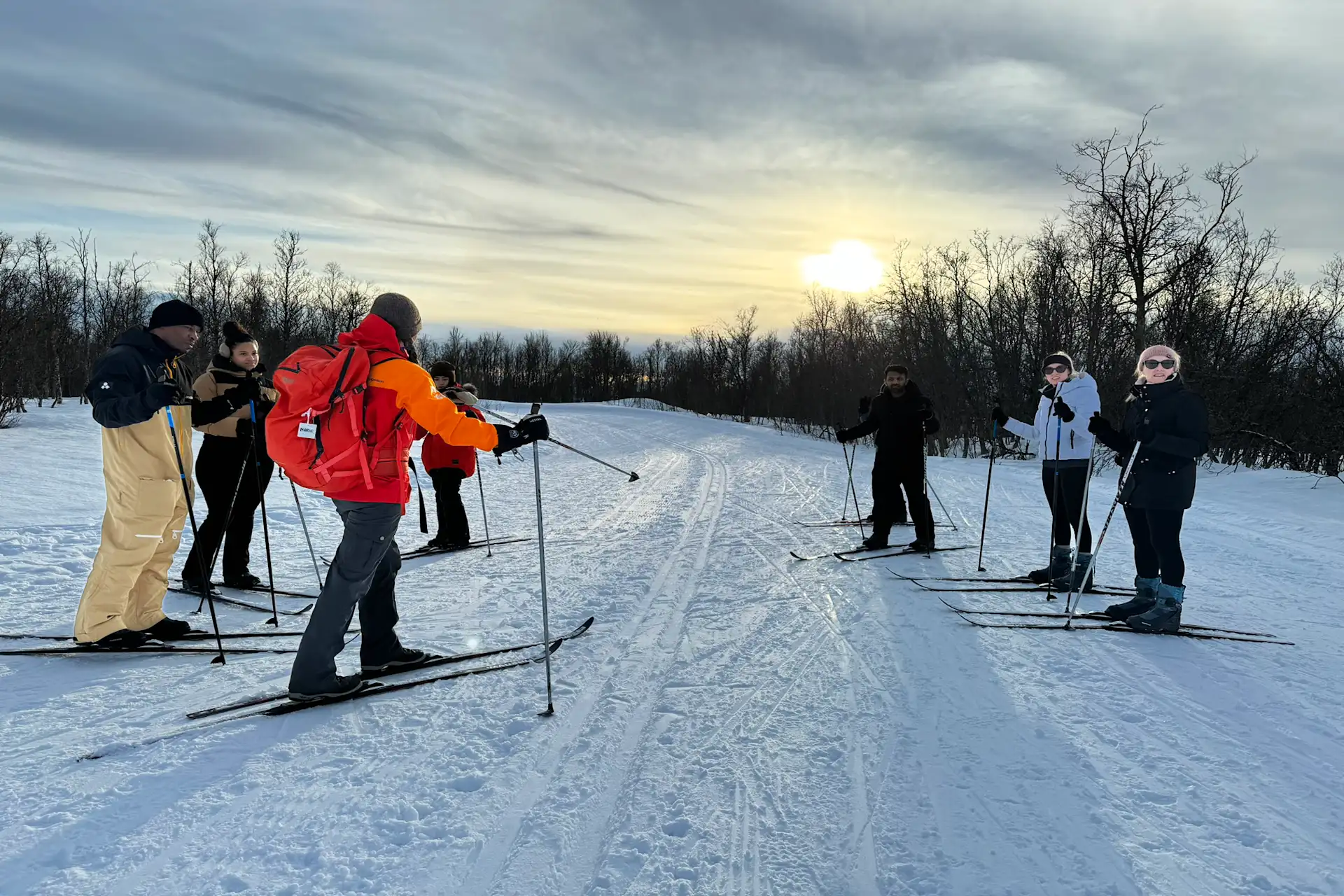 Guided cross country ski trip - beginner ski course in Tromsø. Credit photo Sophie Victoria 6