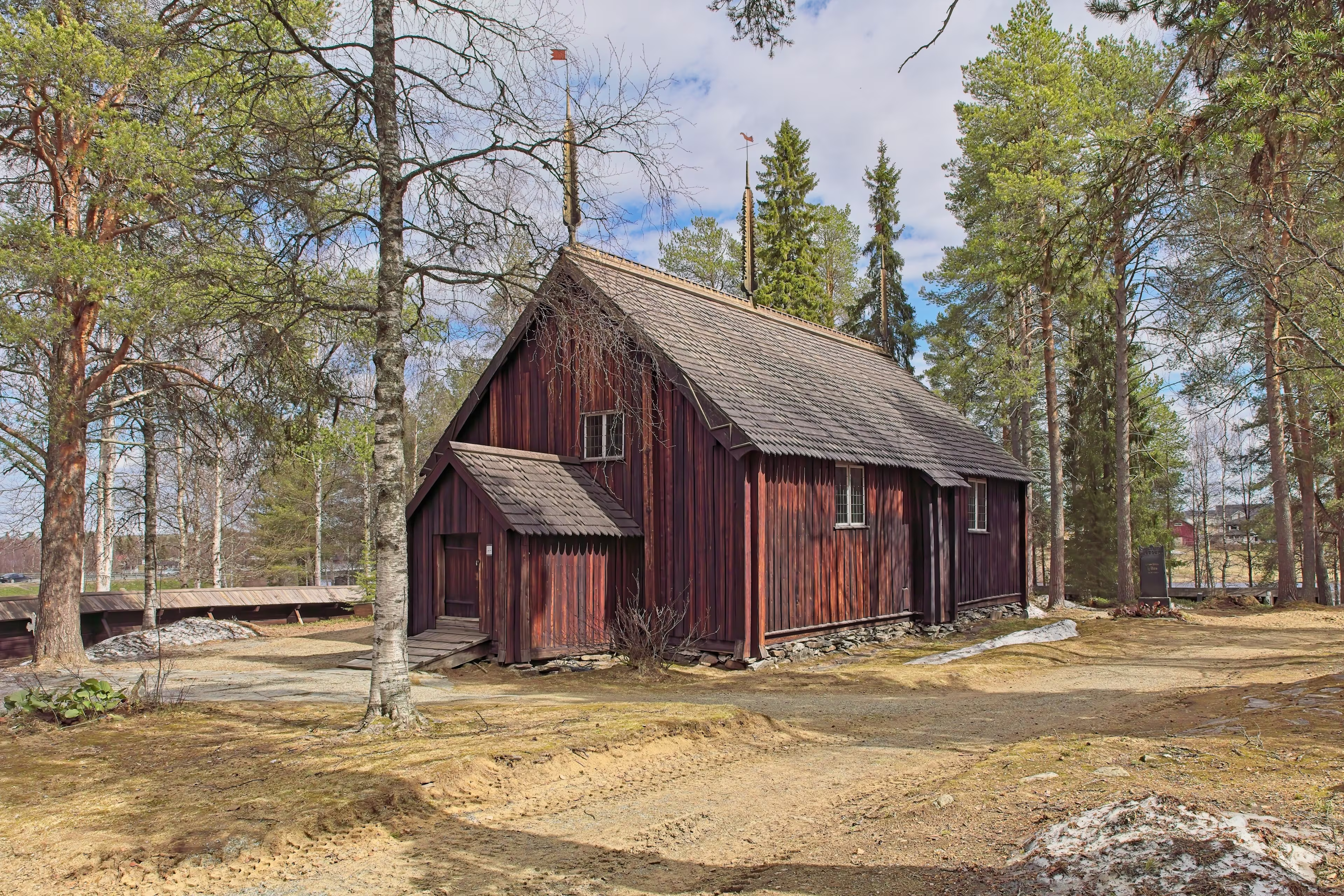 COMP Sodankyla Finland Old wooden church shutterstock 2456433549