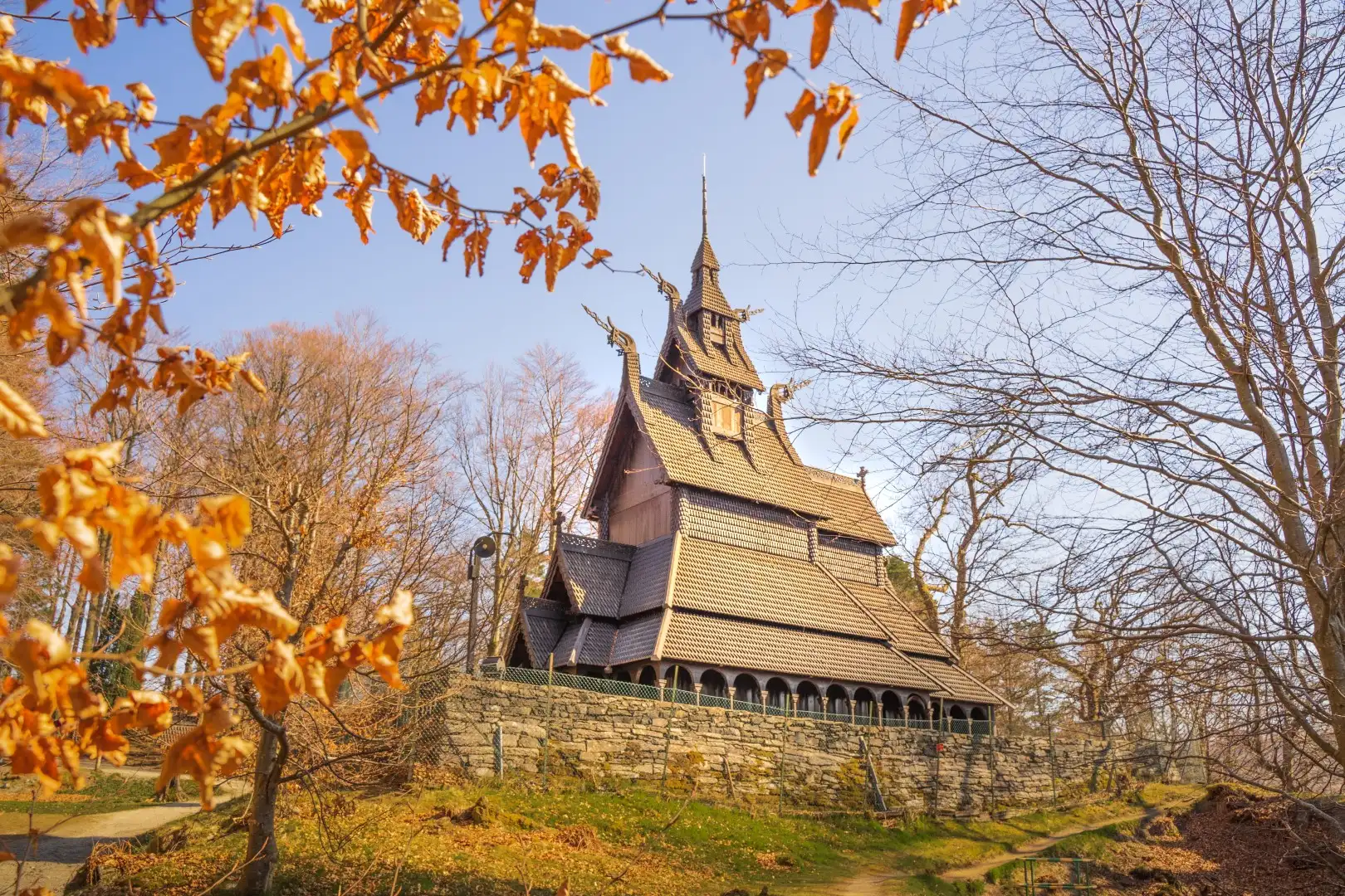 Fantoft Stave Church Bergen Norway