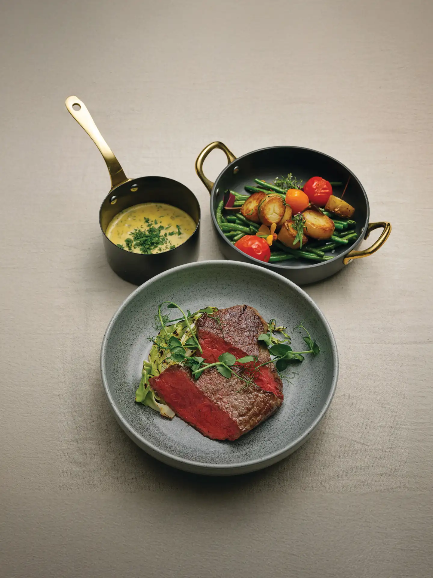 Fine dining in Rost on board Hurtigruten ship MS Trollfjord