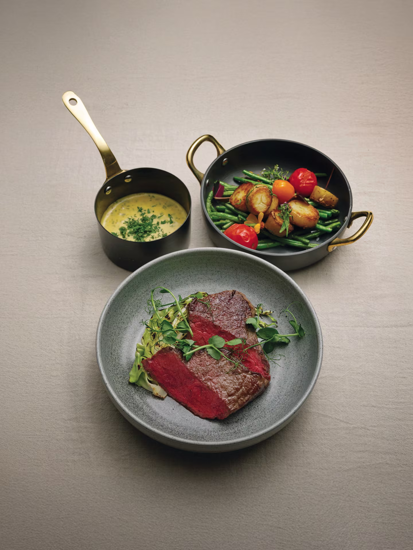 Fine dining in Rost on board Hurtigruten ship MS Trollfjord