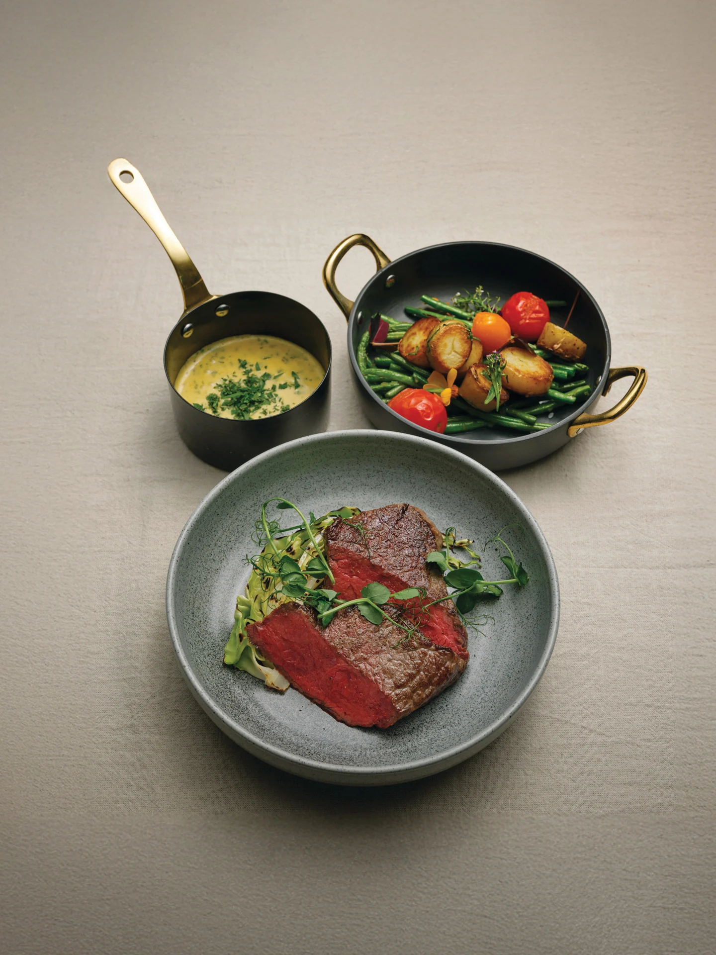 Fine dining in Rost on board Hurtigruten ship MS Trollfjord