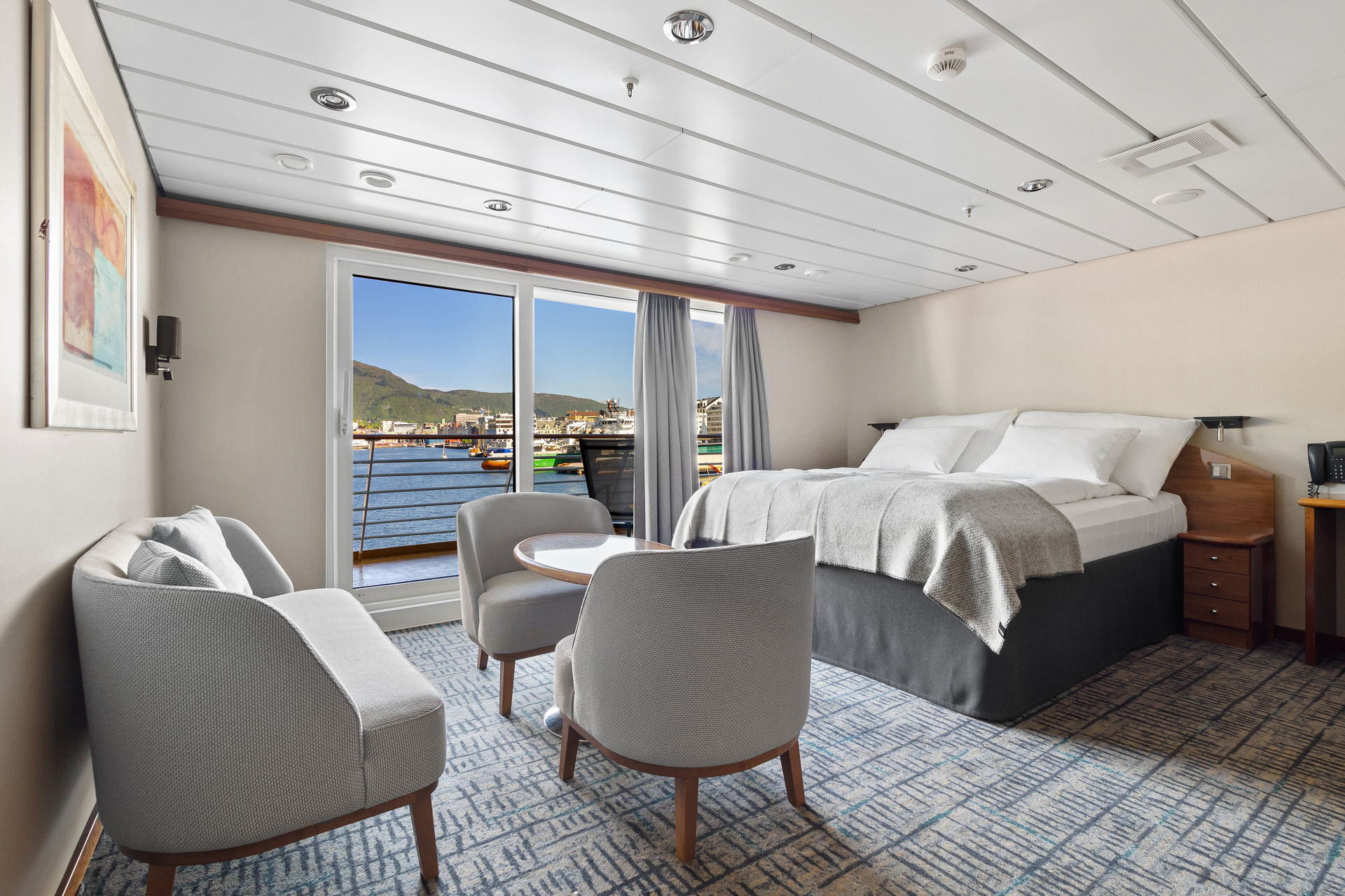 Expedition Suite M2 MS Trollfjord Full Room View