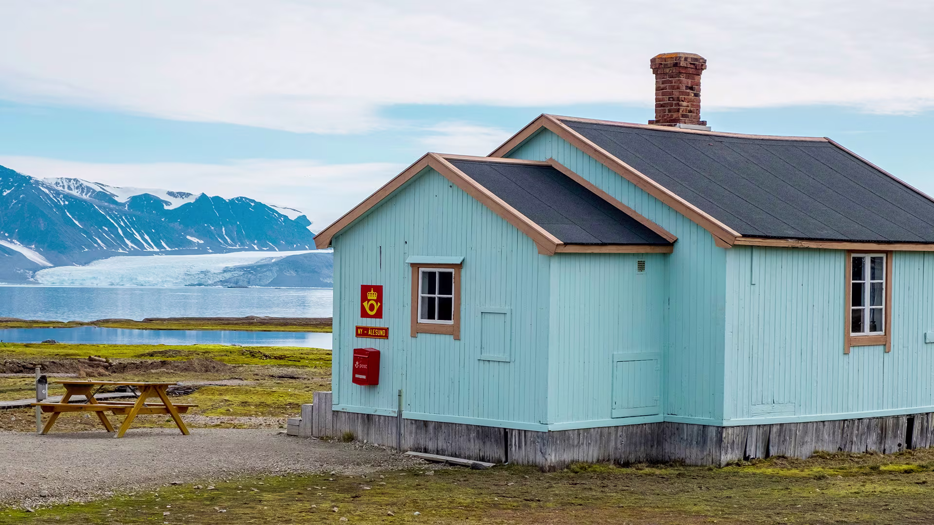 Ny-Alesund-Post-Office-Svalbard-HGR-124393-Photo Andrea Klaussner retusj himmel 1920x1080