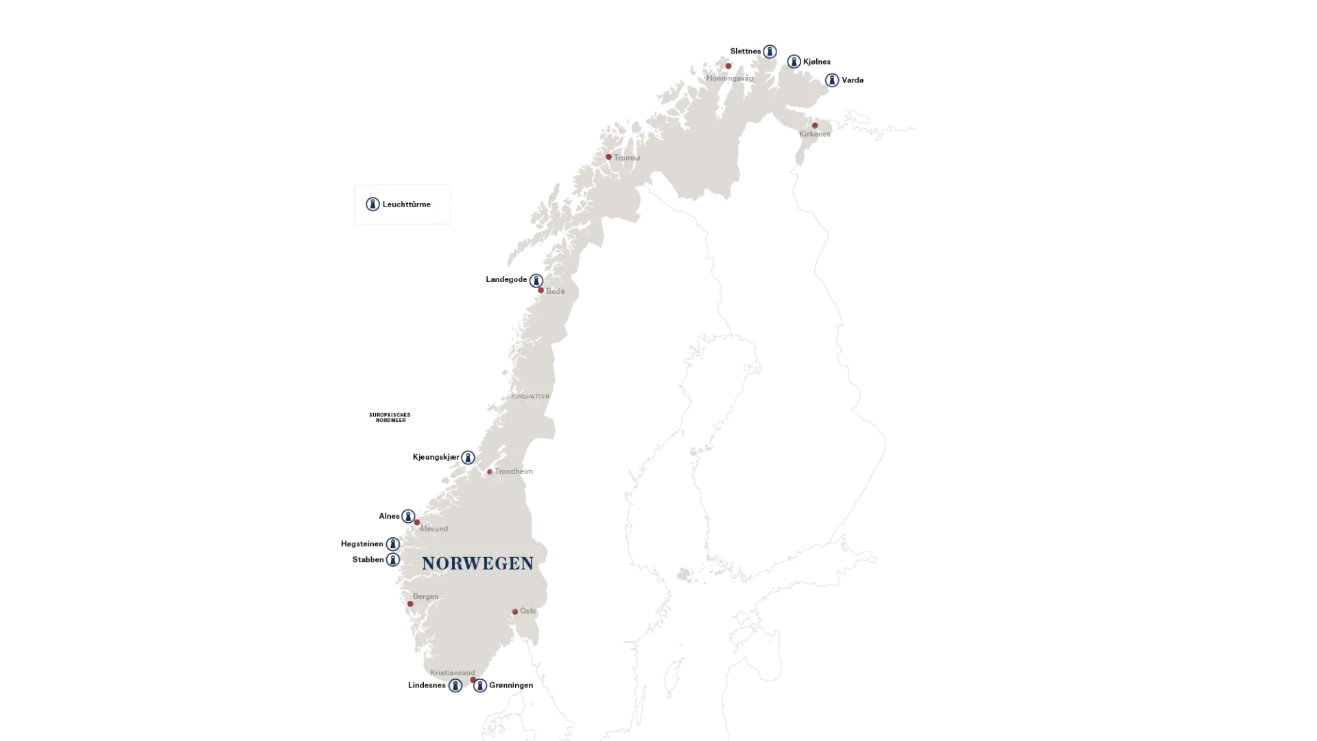 Lighthouse location map DE 2026