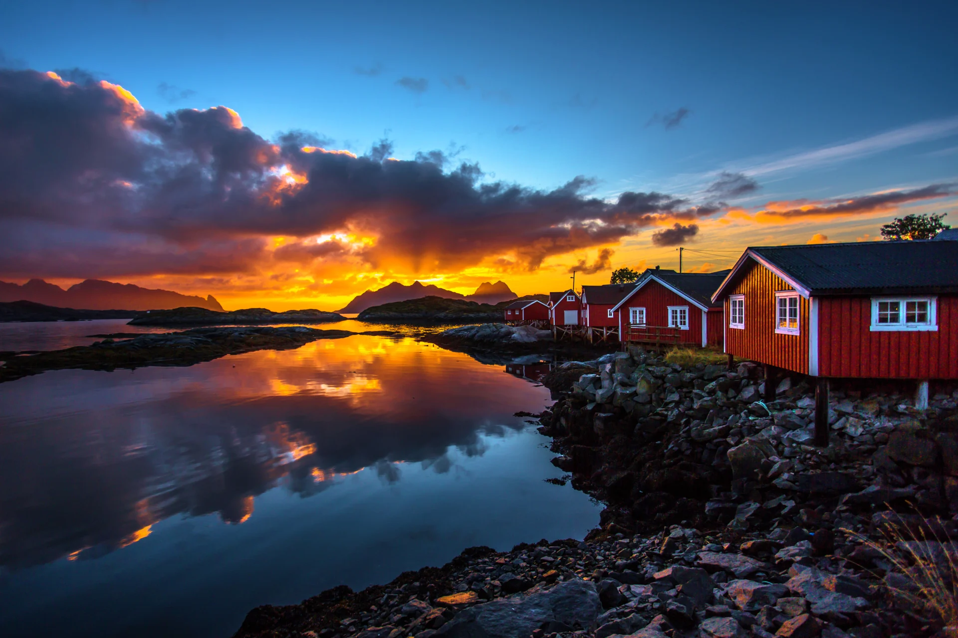 Svolvar sun captured by Carsten Pedersen