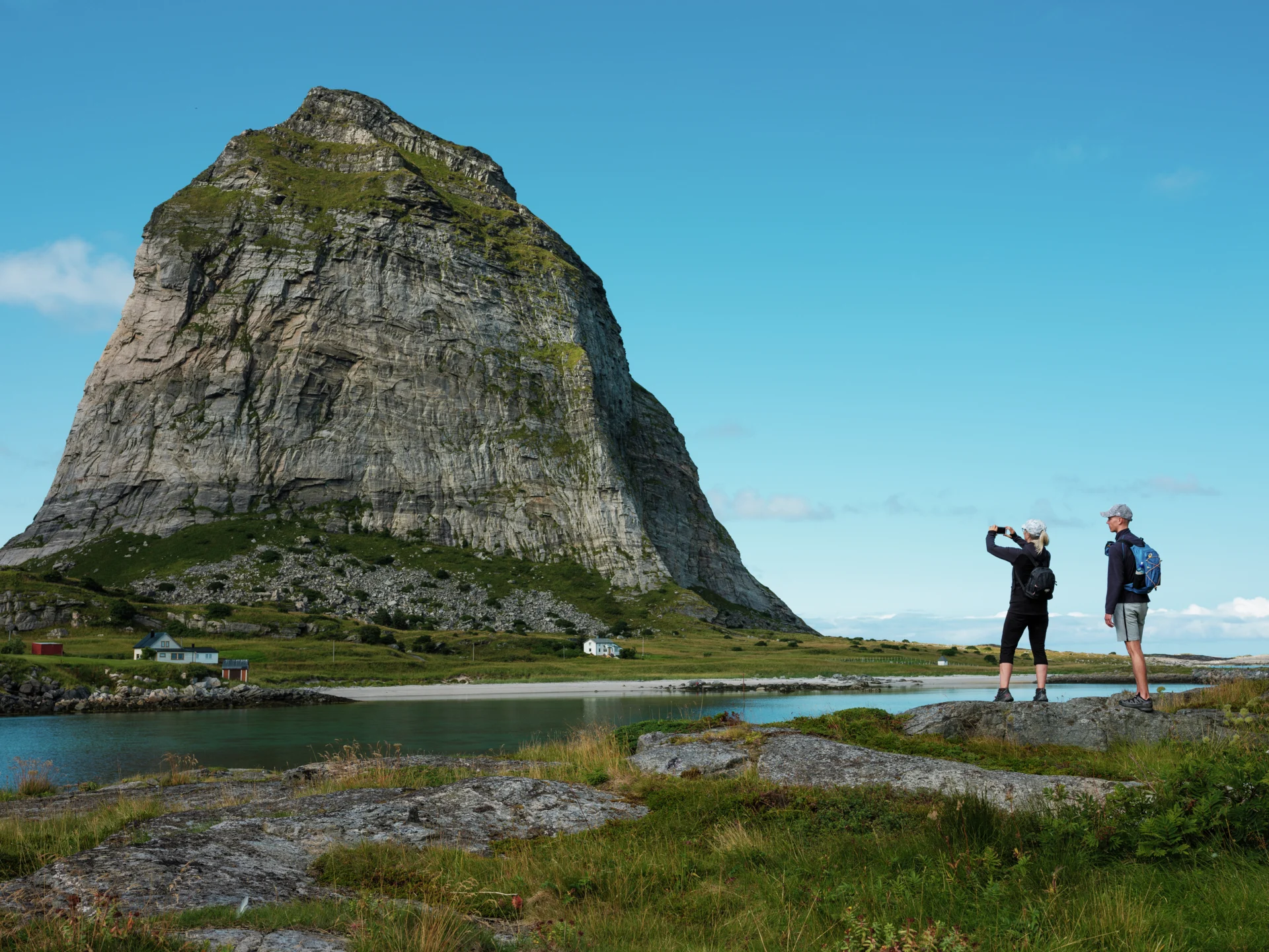 The islands of Træna are known for their distinctive peaks