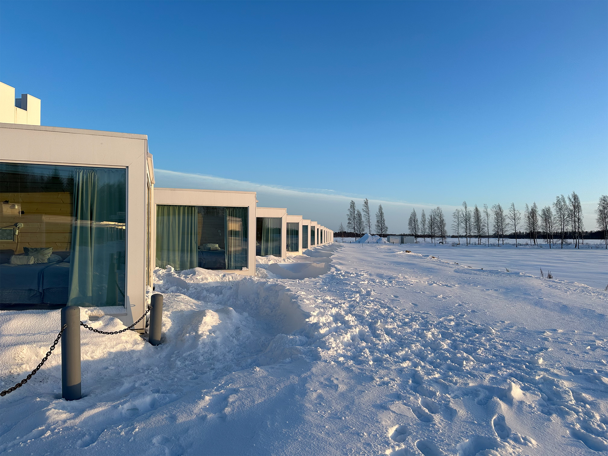 Stay in a glass villa