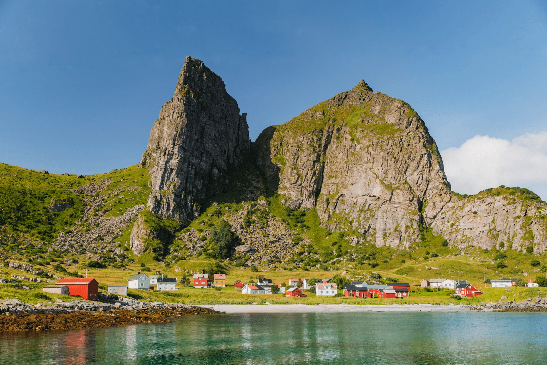 Sanna island in the Træna archipelago, Norway. Image copyright: Marvin Kuhr - Visit Helgeland