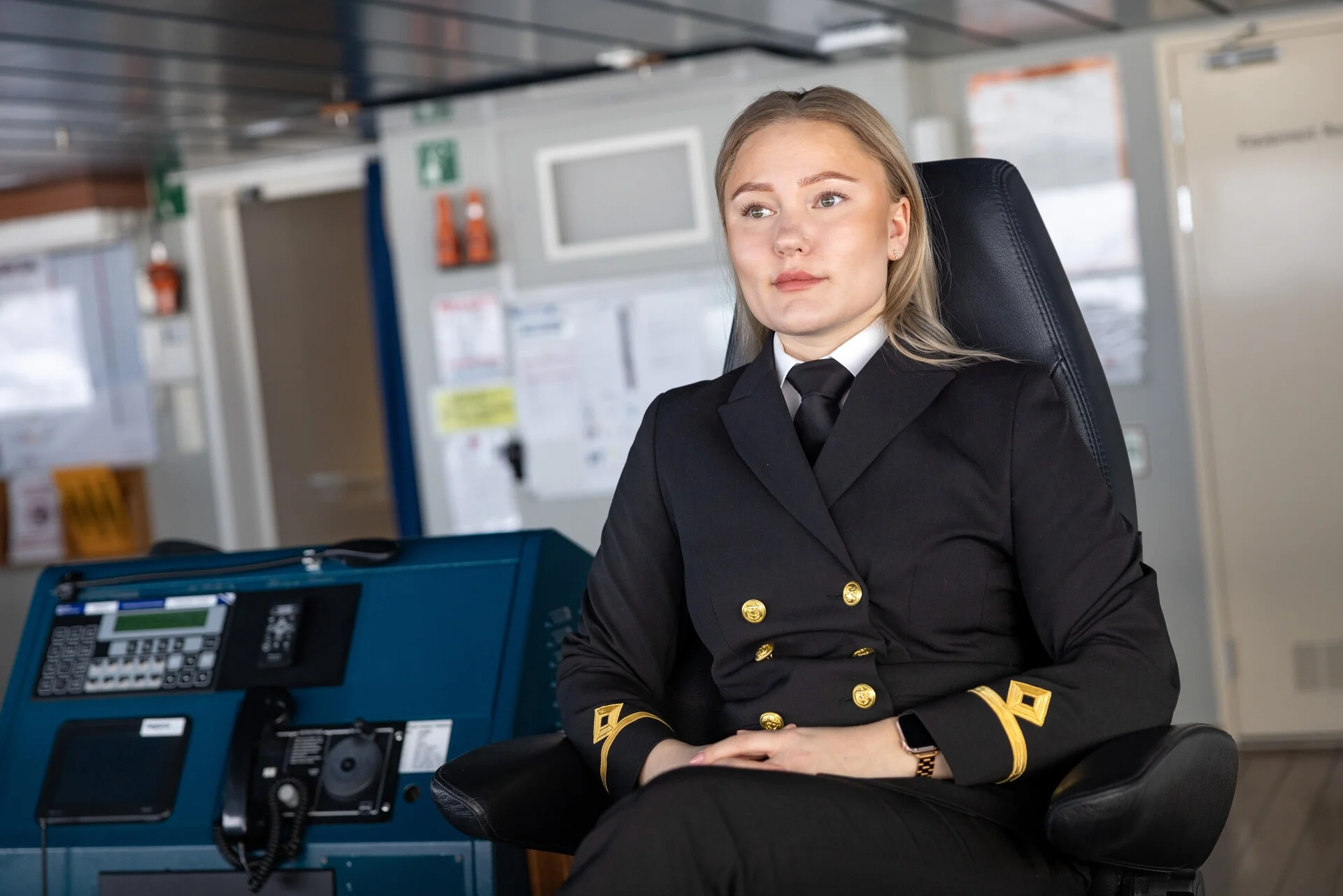 female captain Norway The North Cape Line HGR 166425 Espen Mills