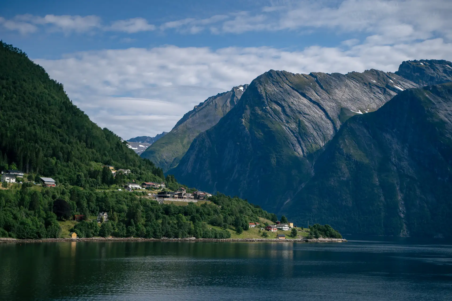 Sæbø Hjorundfjord Norway Village 