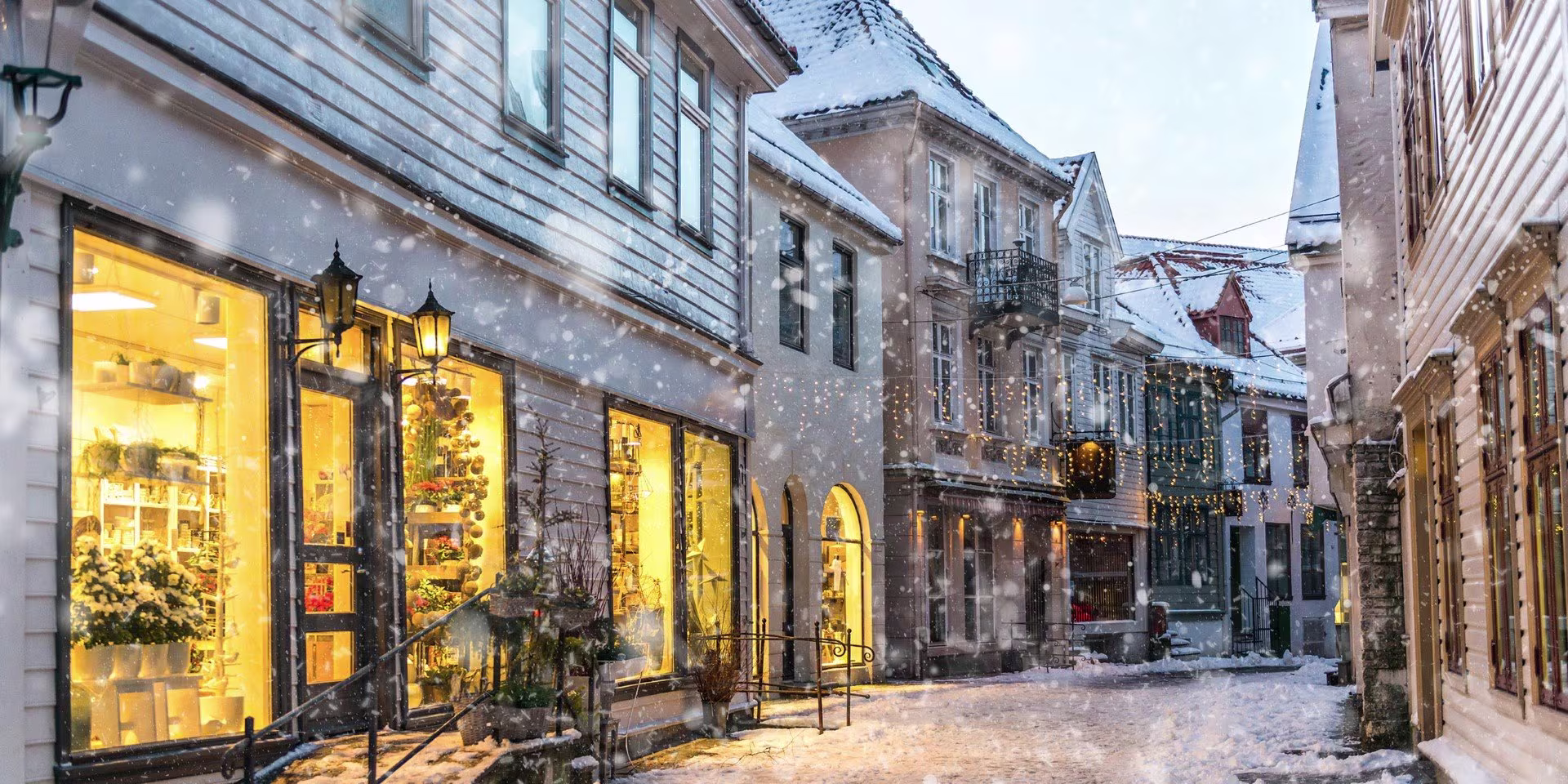 Historical part of the city of Bergen