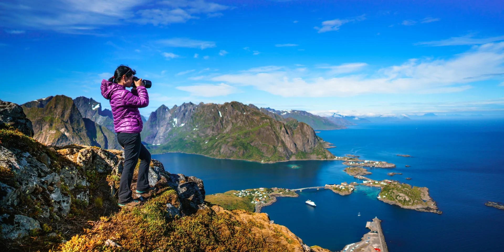 Lofoten archipelago summer