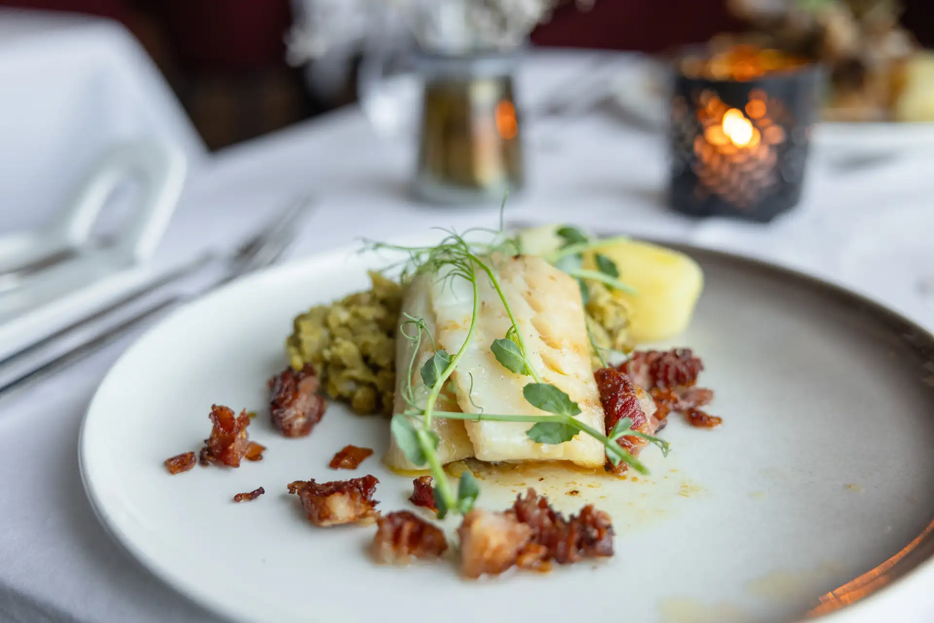 Christmas dinner served on board Hurtigruten