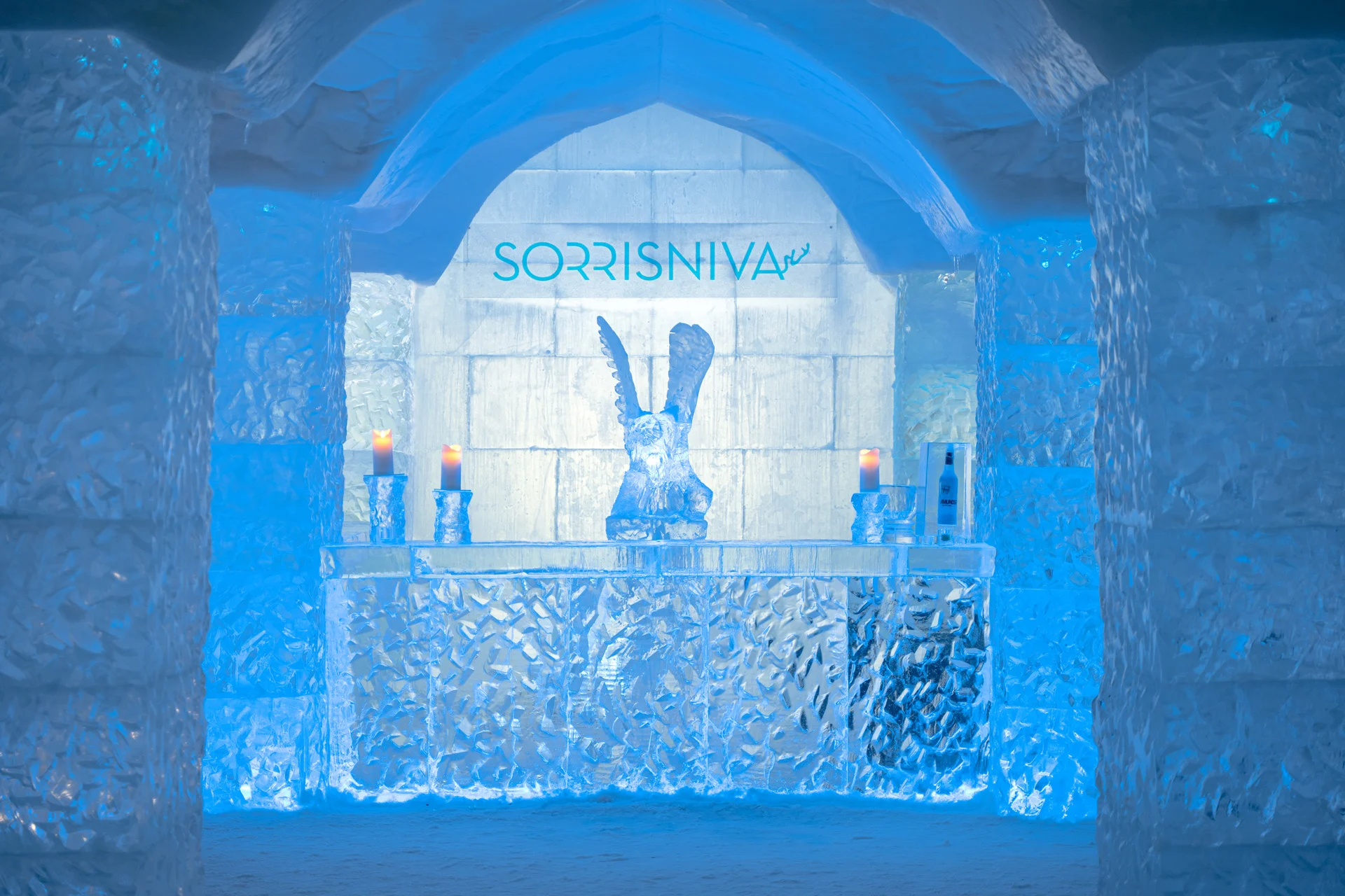 Stay overnight in Alta and experience the Igloo Hotel, rebuilt each year from blocks of pure ice