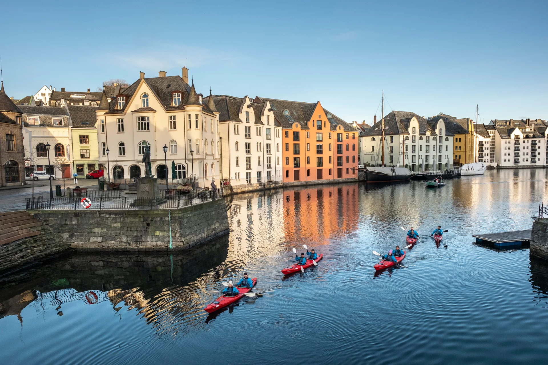 Kayaking in Alesund, Norway