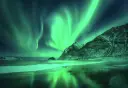 Northern Lights over the Lofoten Islands, Norway