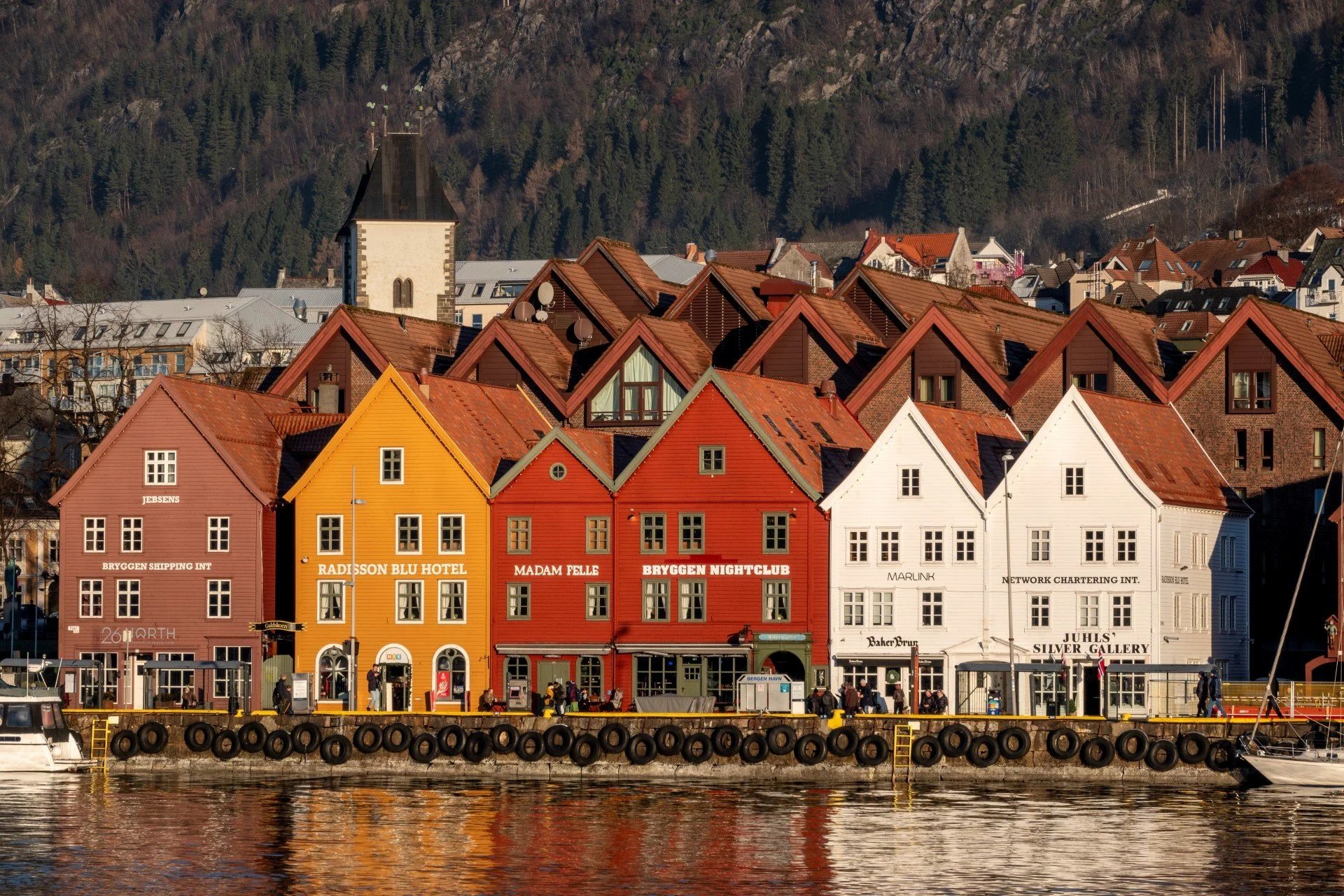 La belle ville colorée de Bergen