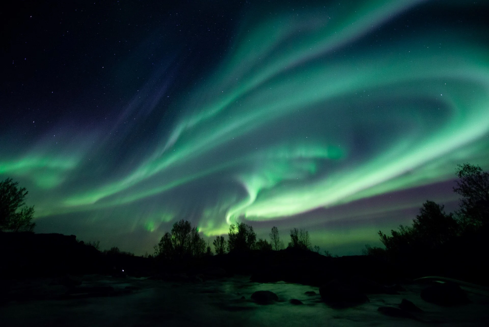 Beautiful northern lights