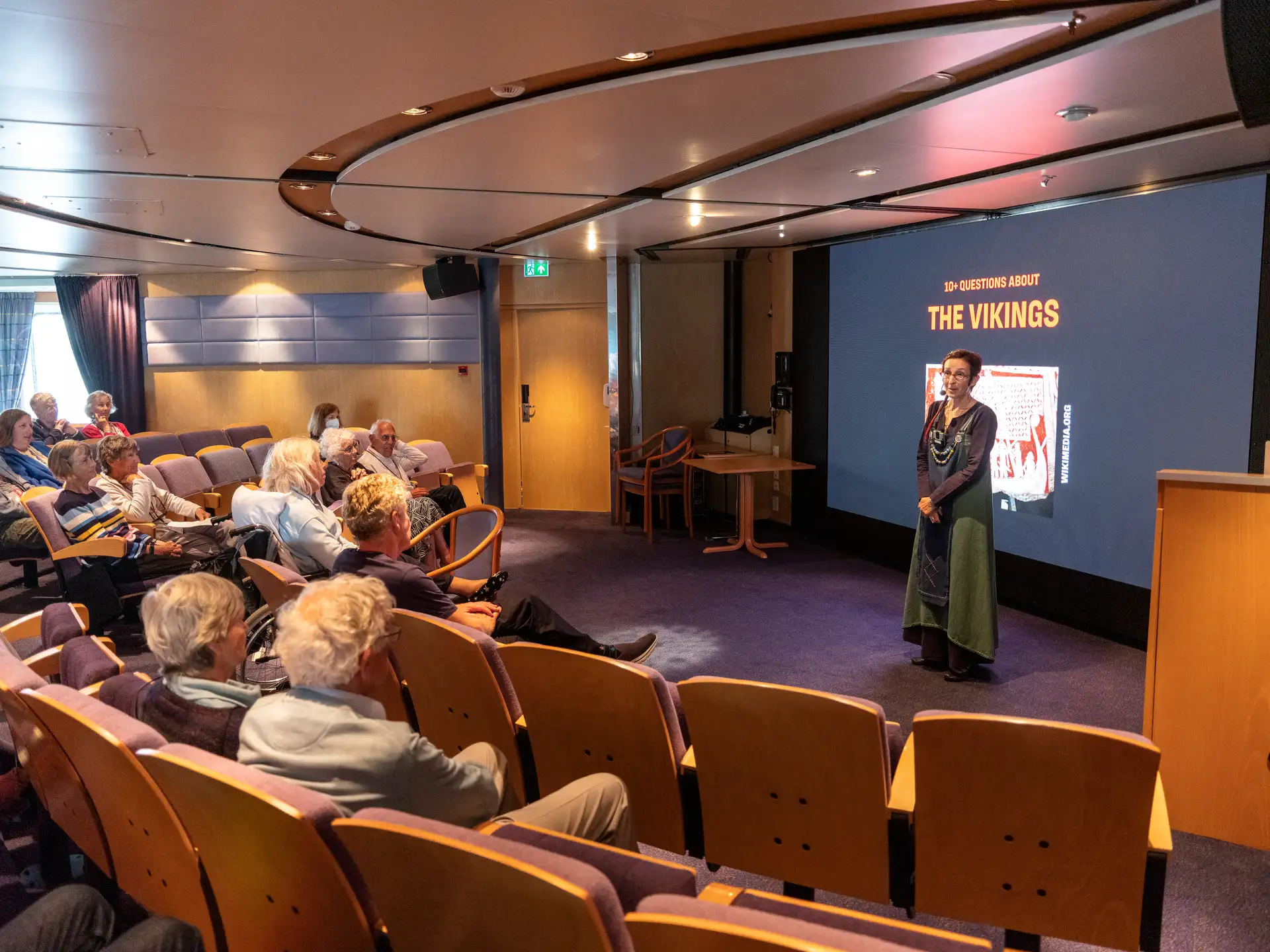 Our onboard lectures are carefully curated to shine a light on Norway's heritage, history, culture and wildlife