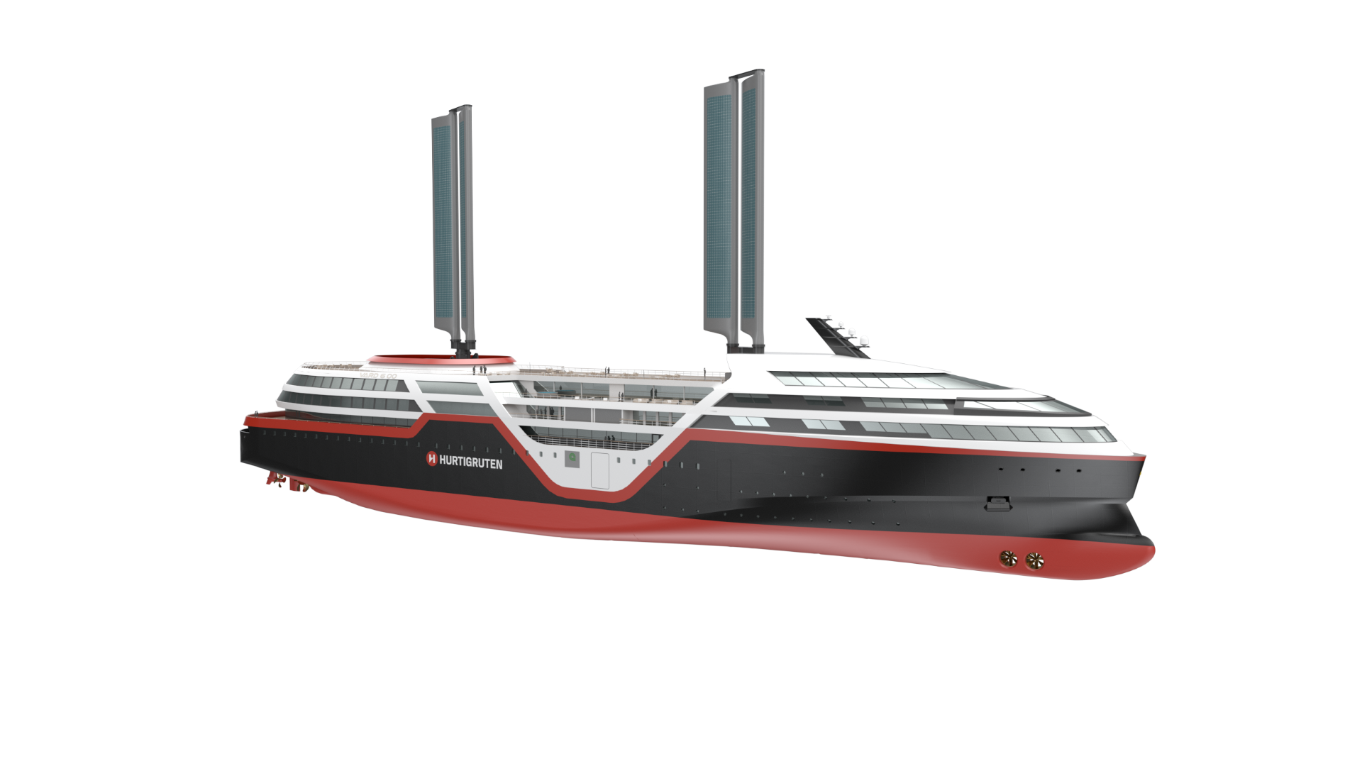 sea-zero-wind-solar-sails-Vard Design Hurtigruten