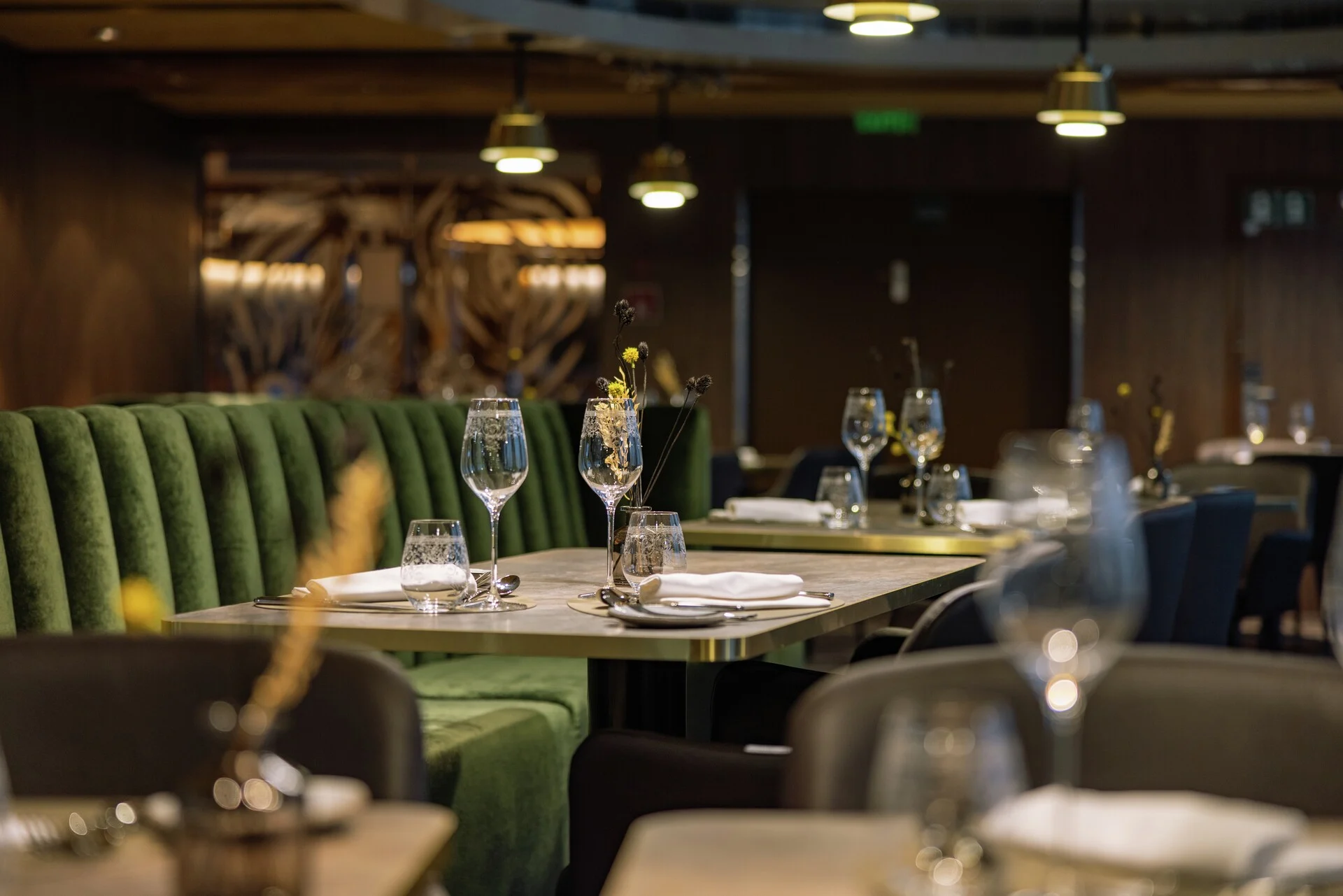 Gourmetrestaurant Røst an Bord von MS Trollfjord