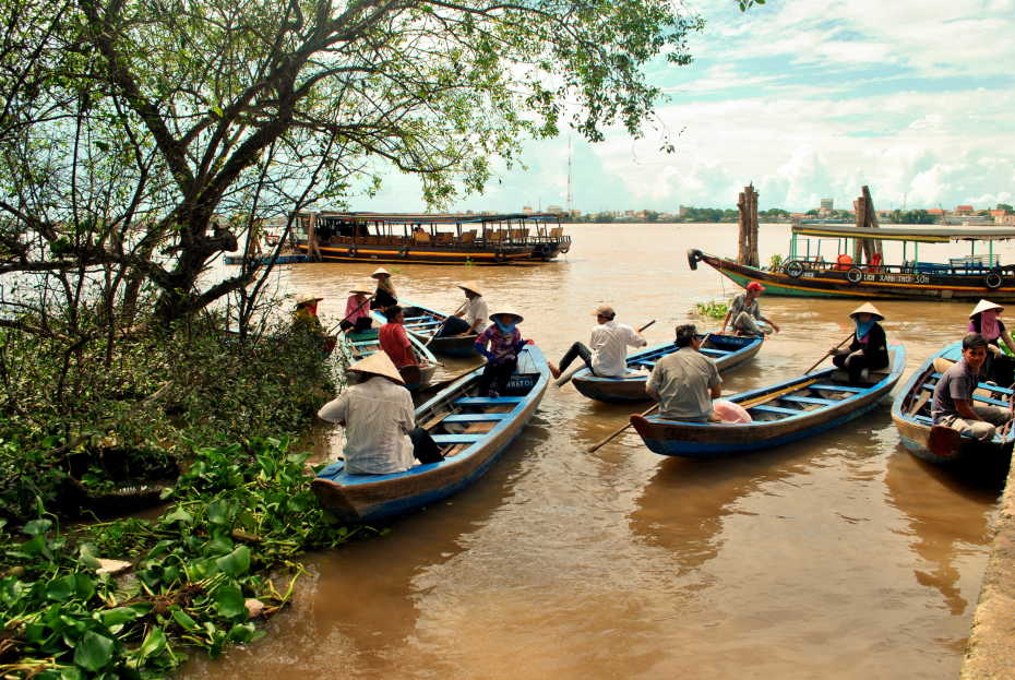 Floating Market, Mekong Delta