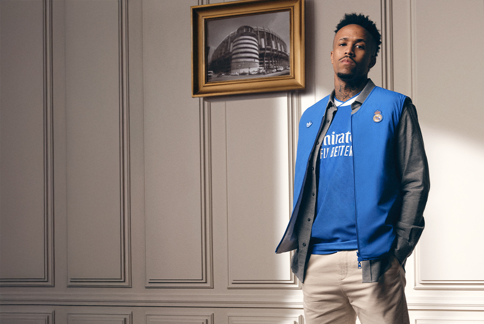 レアルマドリードadidas ライフスタイラー フリーススウェットシャツ adidas レアル・マドリード フリーススウェットシャツ 24/25