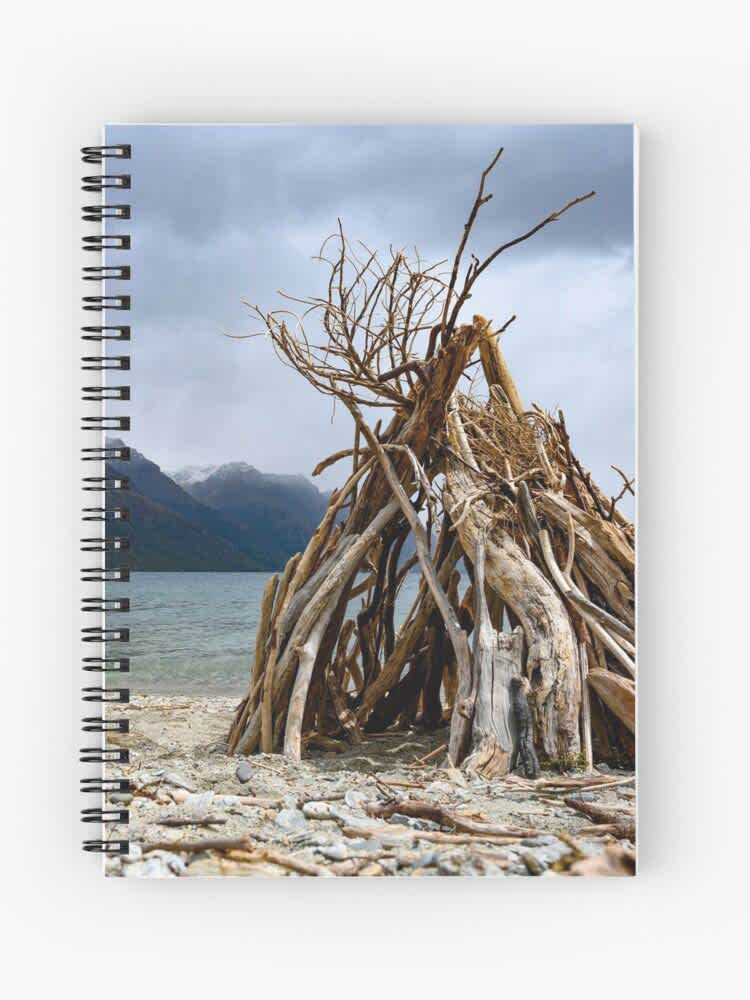 Example of spiral notebook by Light Play Images.