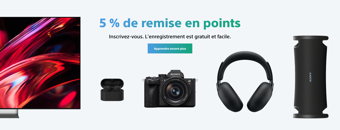 [ HP ] [Banner] [ CA ] [image-FR] My Sony Care Banner Desktop