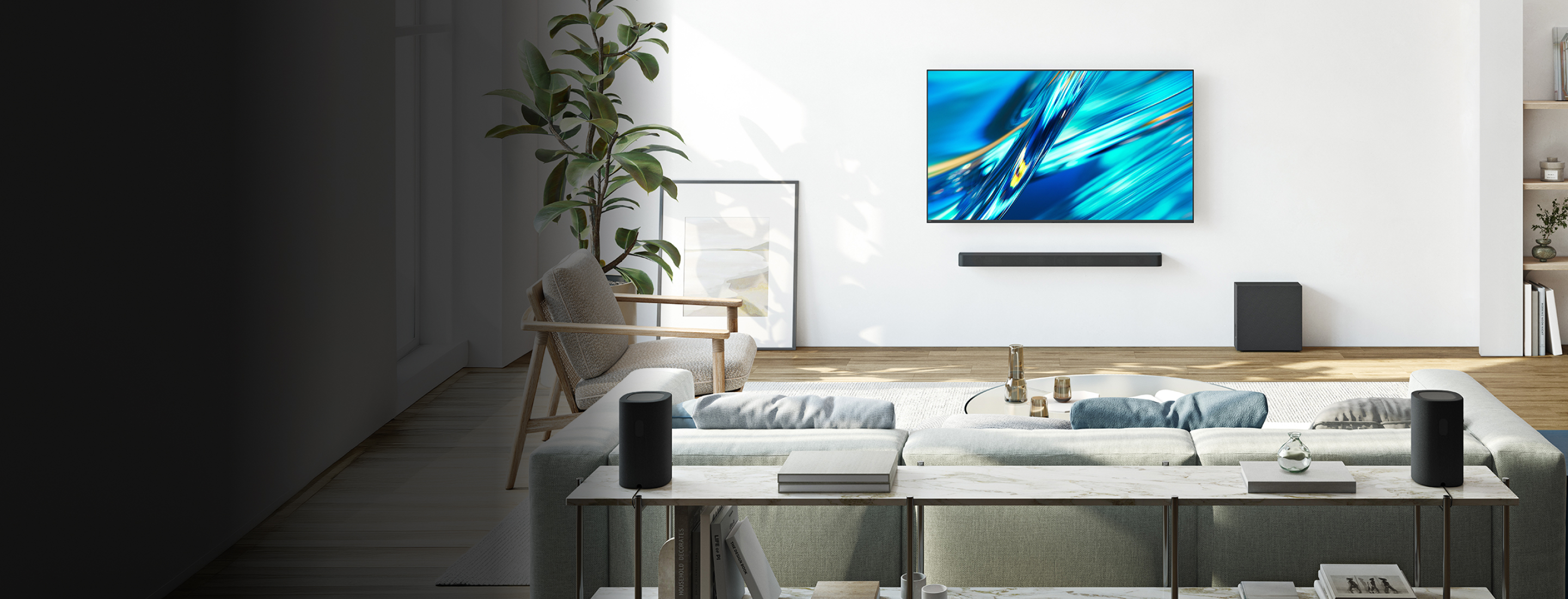 [ HP ] [ Hero ] [ CA ] [image] 3/25 Explore new BRAVIA Theater products - desktop