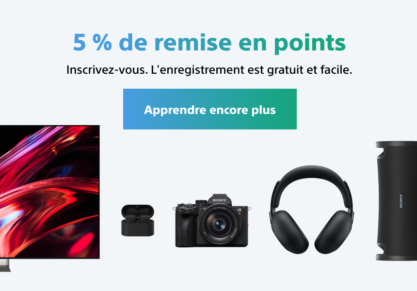[ HP ] [Banner] [ CA ] [image-FR] My Sony Care Banner Tablet
