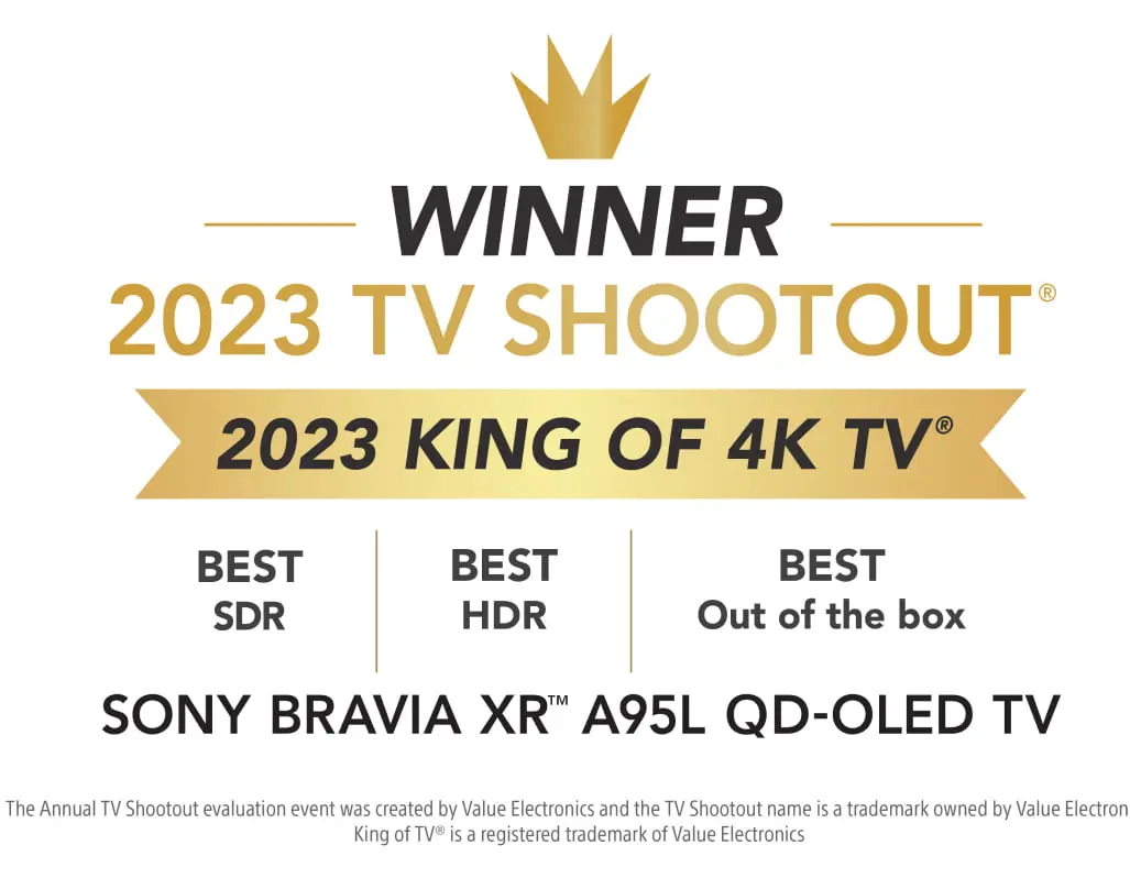 2023 King of 4K TV A95L