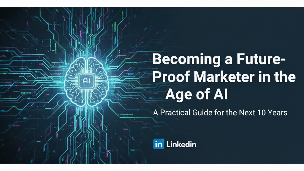 Becoming a Future-Proof Marketer in the Age of AI: A Practical Guide for the Next 10 Years