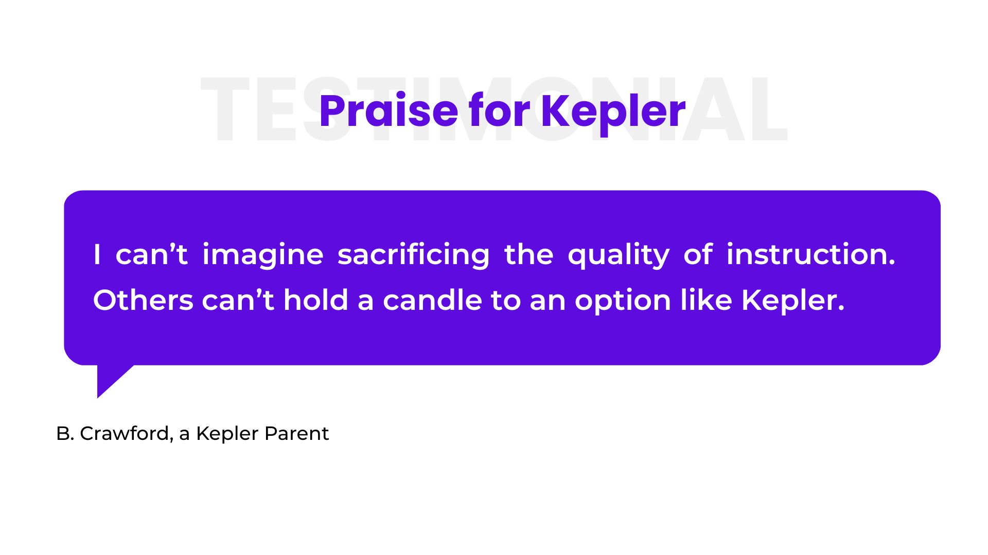 Crawford Testimonial